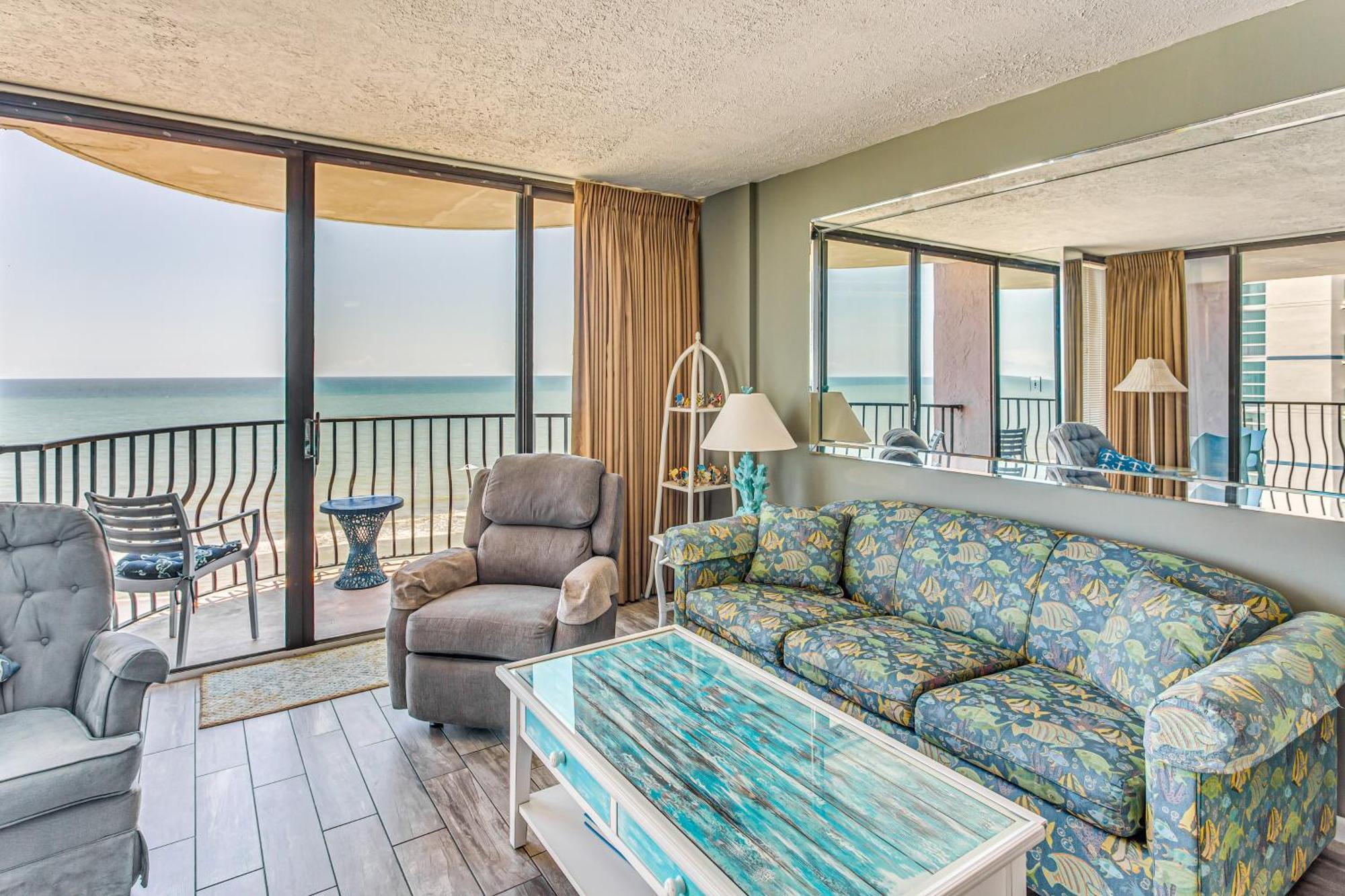 Myrtle Beach Oceanfront Condo With Covered Balcony! Kültér fotó