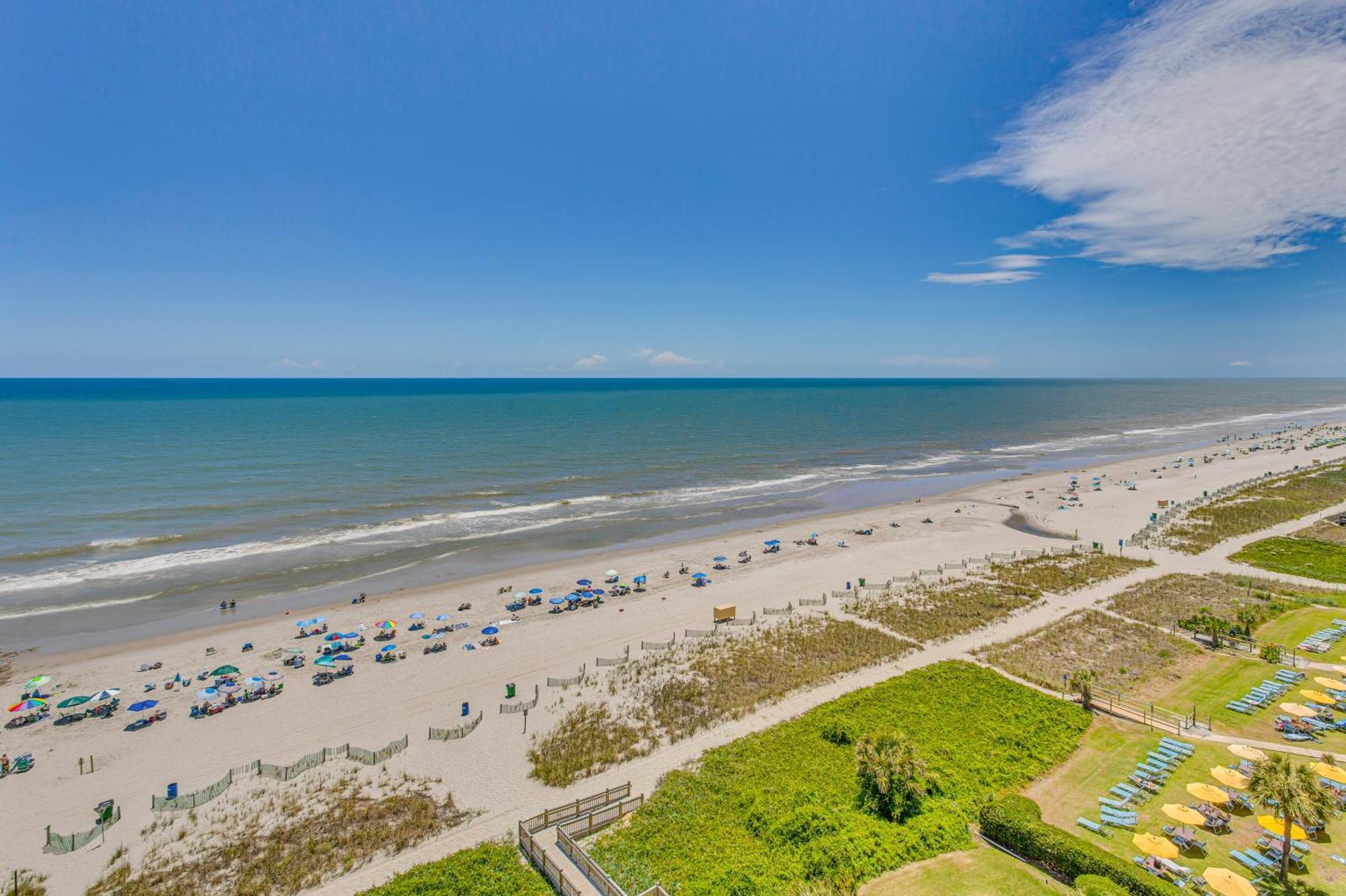 Myrtle Beach Oceanfront Condo With Covered Balcony! Kültér fotó