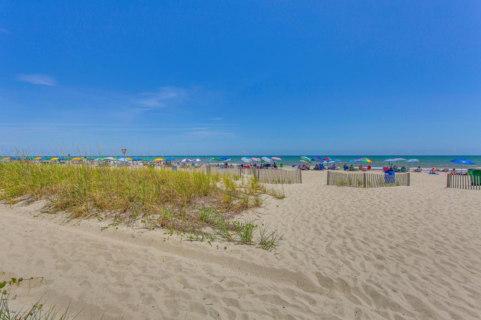 Myrtle Beach Oceanfront Condo With Covered Balcony! Kültér fotó