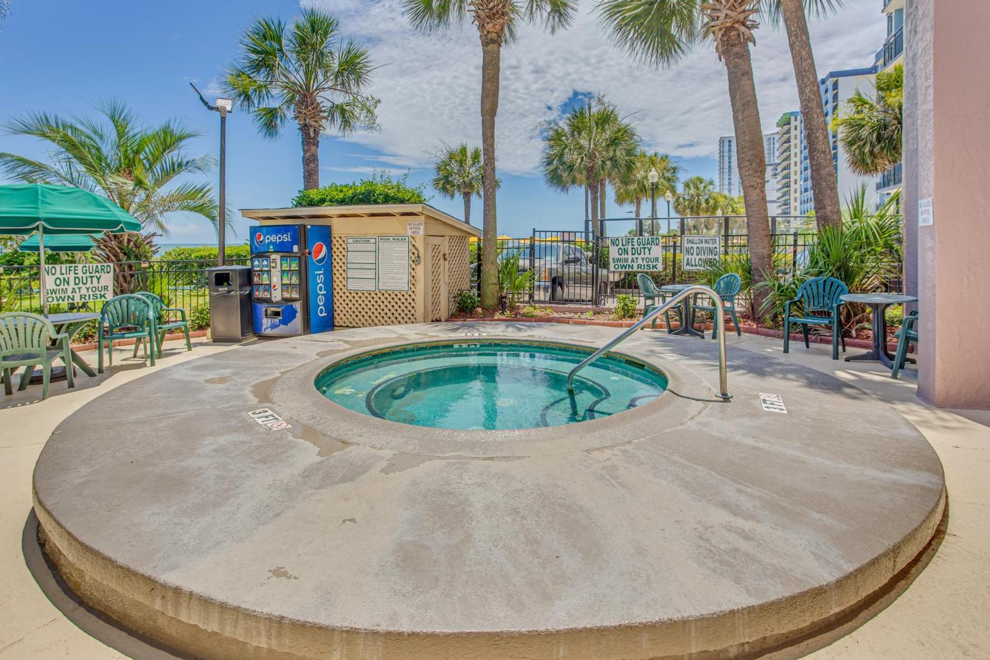 Myrtle Beach Oceanfront Condo With Covered Balcony! Kültér fotó