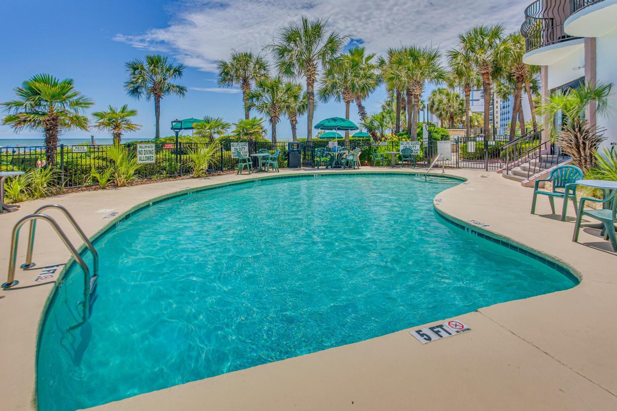 Myrtle Beach Oceanfront Condo With Covered Balcony! Kültér fotó